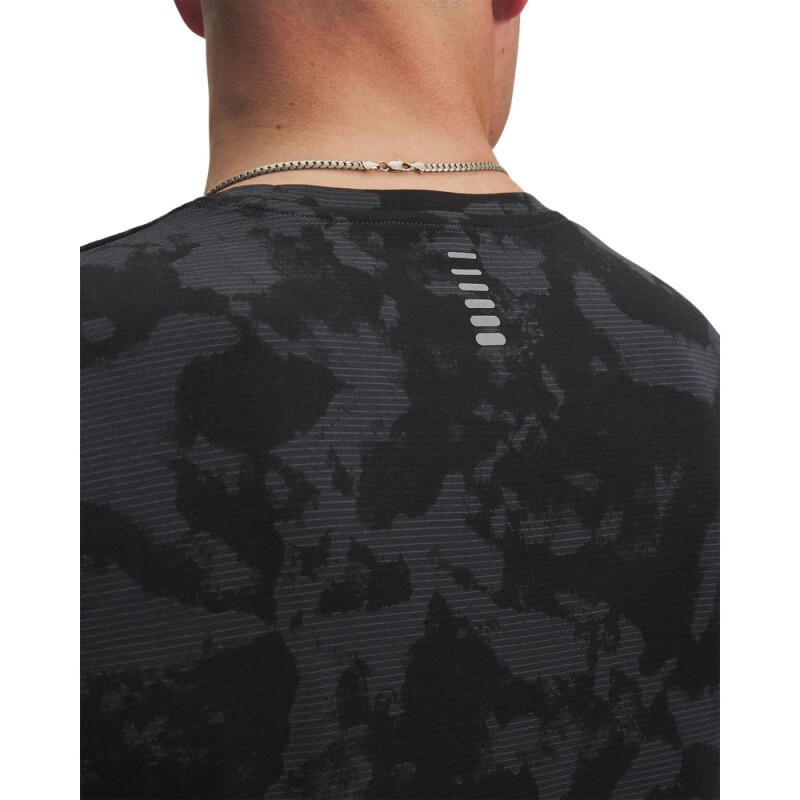 UA Launch Printed SS-RED GRY-016