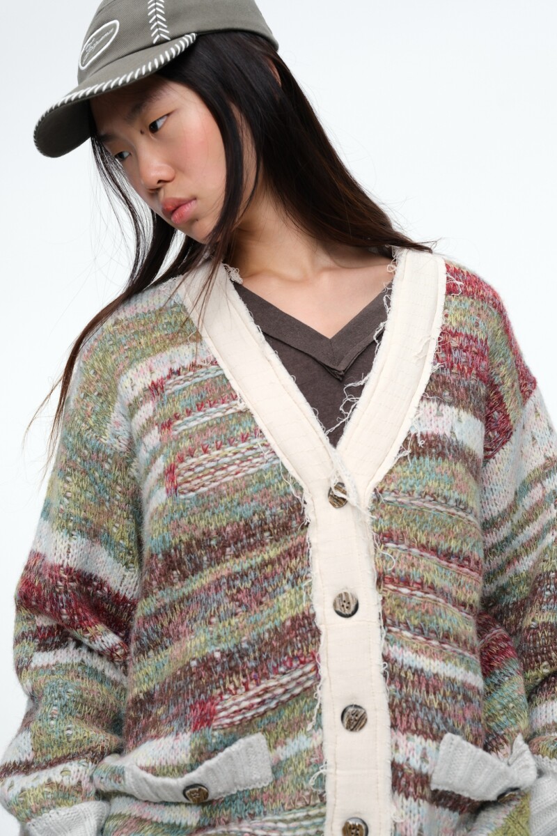 SACO TEJIDO Verde Oliva