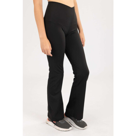 Flare long compressive pant Negro