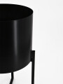 MACETA DECORATIVA NEGRO