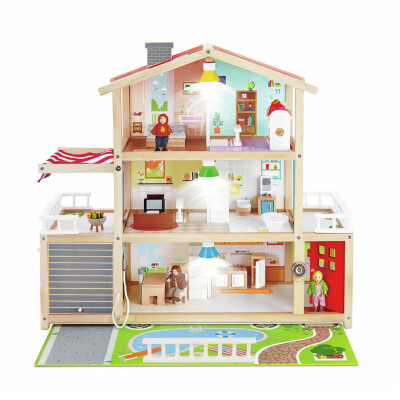 Casita Mansión de familia de muñecas Hape Casita Mansión de familia de muñecas Hape