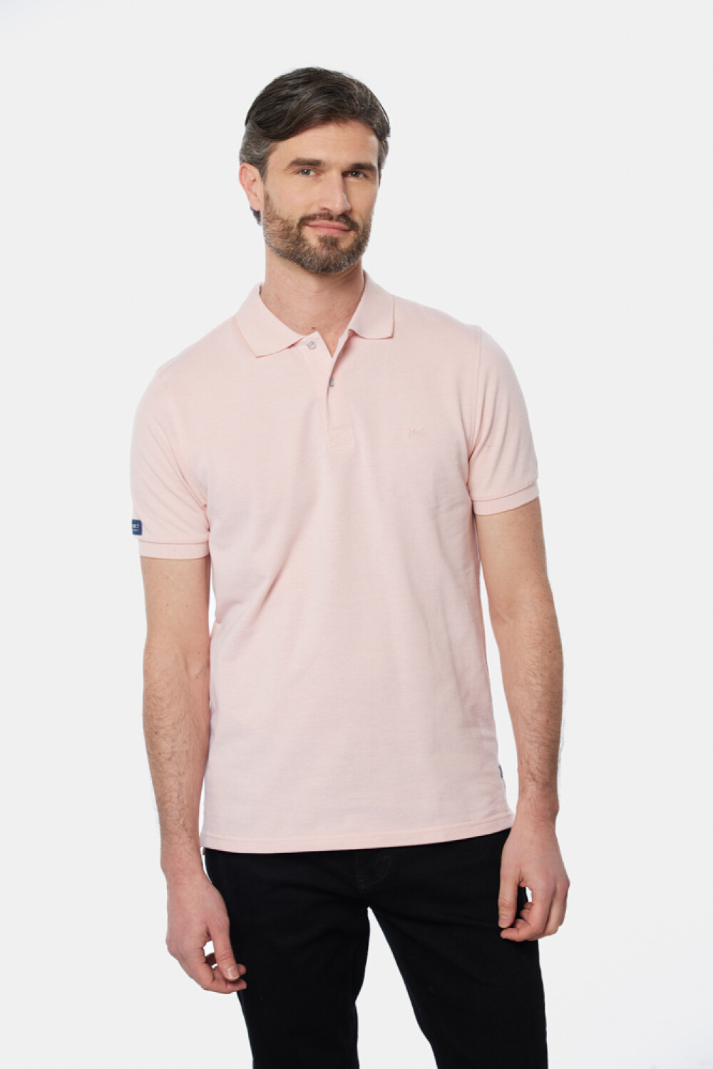 REMERA POLO LISA Rosado