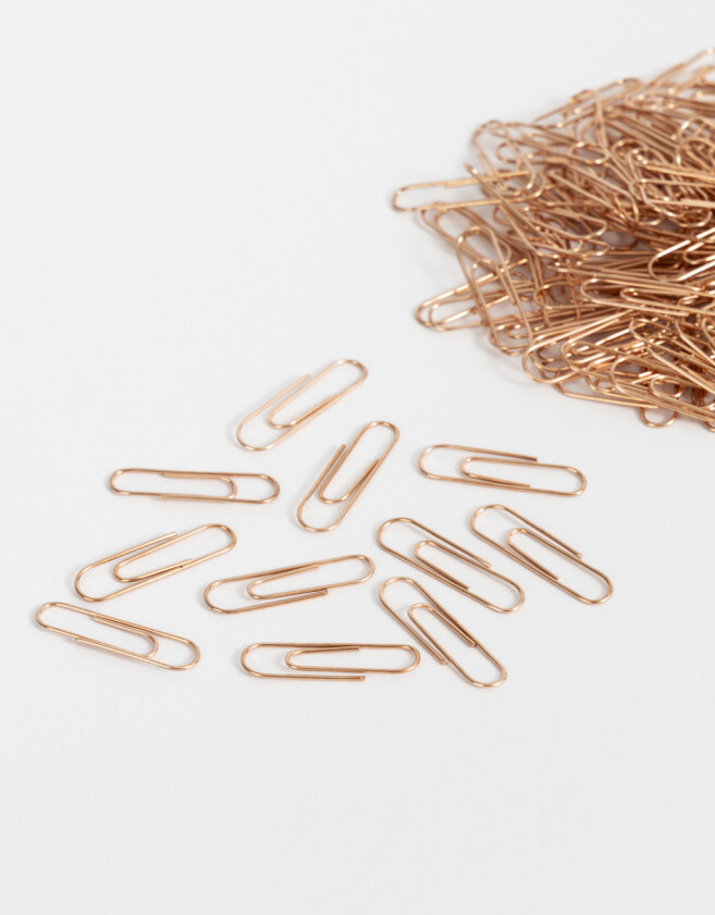 Útiles Varios Diseño propio Set De Clips En Cajita - Combinacion Multicolor