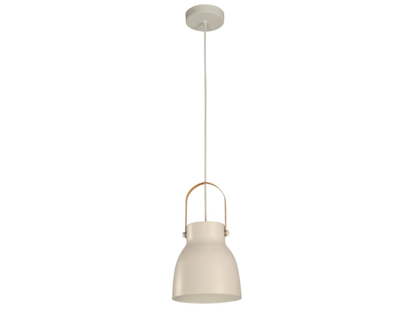 COLGANTE 1L CHILO E27 BLANCO CON CORREA 