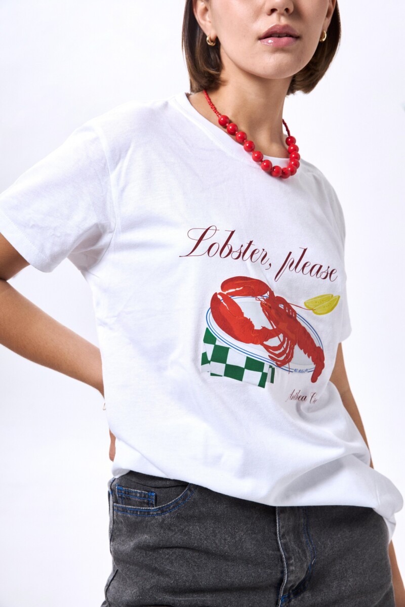T-shirt manjar - Blanco 