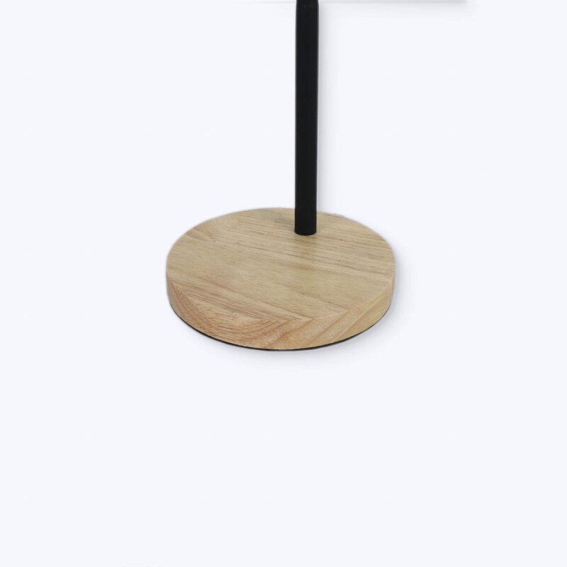 LAMPARA NEGRA/BAMBU 40X14CM Unica