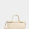 Bowling Cartera Bowling Con Hebillas - Blanco Crudo