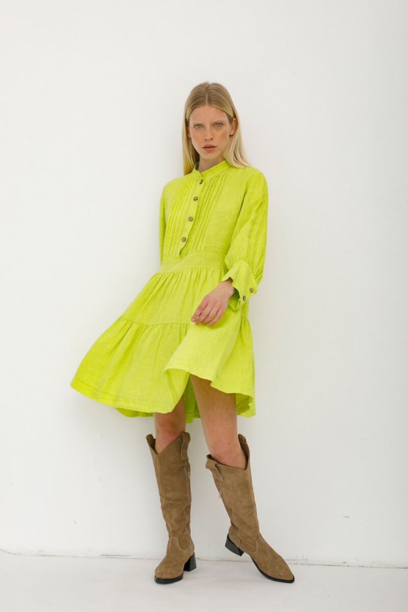 Vestido Cadaques Verde Acido