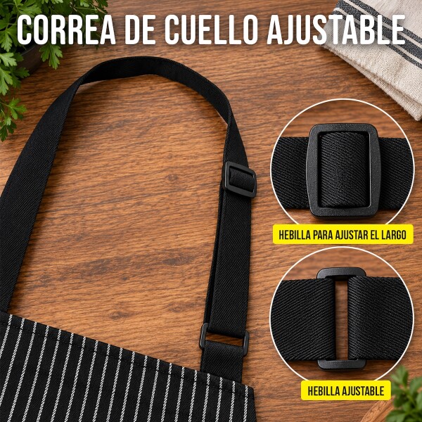 Delantal Gastronómico Unisex Jean Cocina Barbería Asado Chef IMBACK Delantal Gastronómico Unisex Jean Cocina Barbería Asado Chef IMBACK