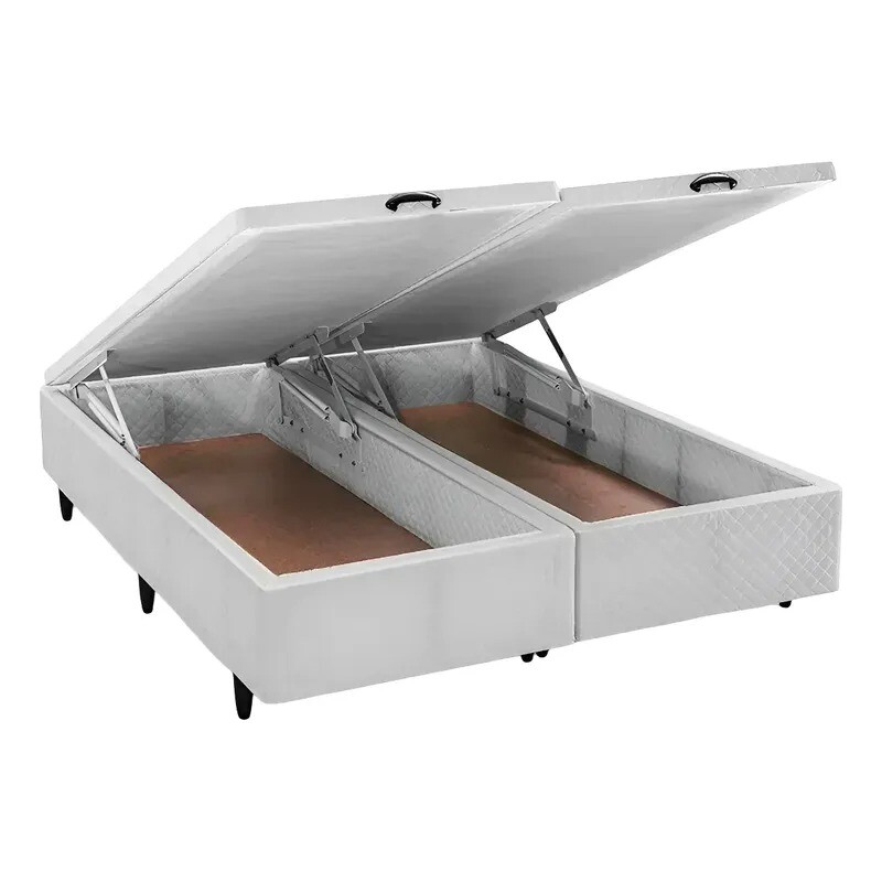 Box base Con Baúl para colchón Queen 1.60 X 2.00mts - SIN COLCHON - Box base Con Baúl para colchón Queen 1.60 X 2.00mts - SIN COLCHON -
