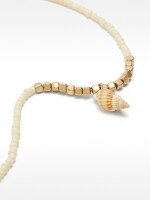 Pulsera Con Colgante De Concha blanco