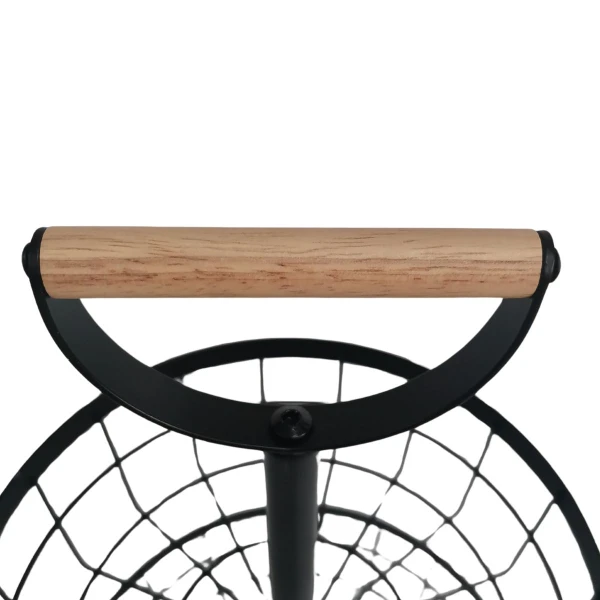 Canasto Organizador 2 Pisos Cocina y Mesa Frutera Deco con manija IMBACK Canasto Organizador 2 Pisos Cocina y Mesa Frutera Deco con manija IMBACK