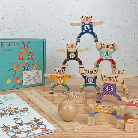 Juego De Jenga De Balanceo Ositos