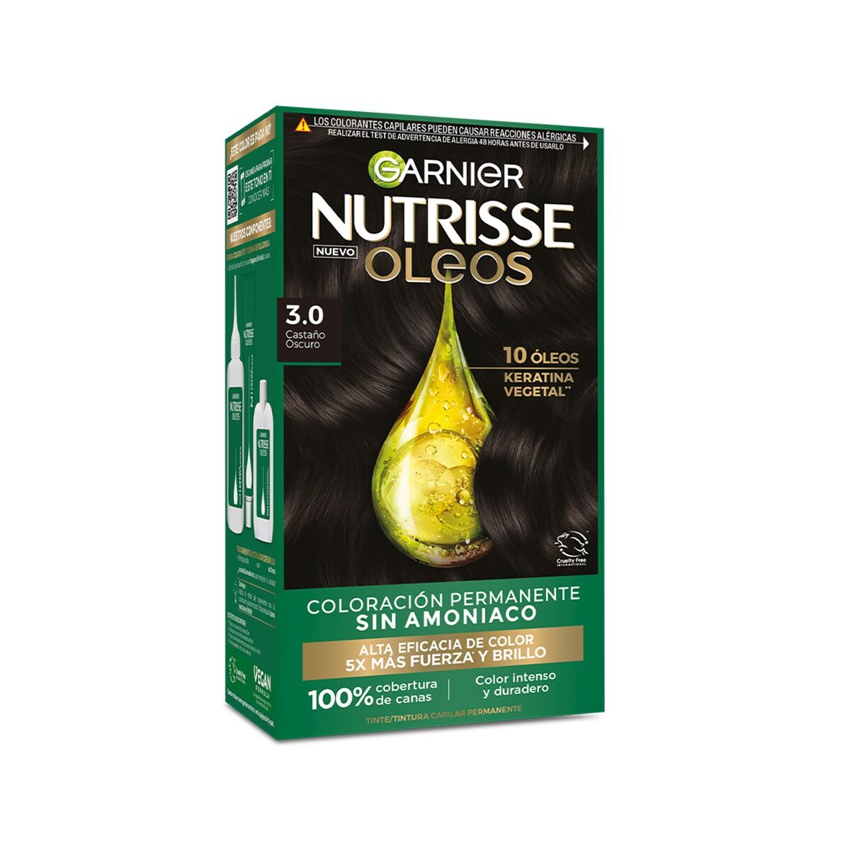 NUTRISSE TINTURA OLEO CASTANO OSCURO 3.0 