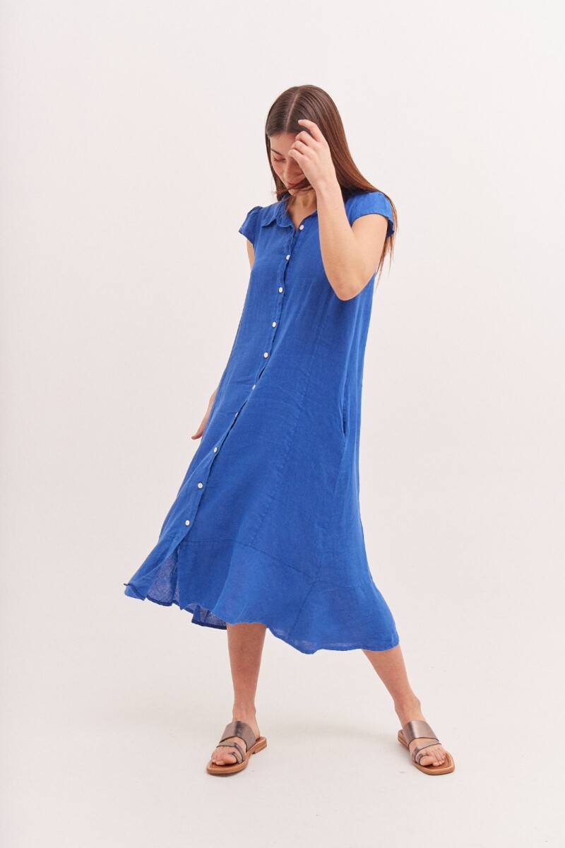 Vestido New Budha Azul Francia