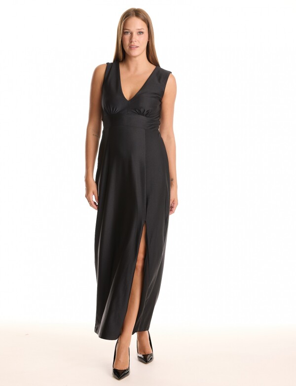 Vestido Maxi Lazo NEGRO