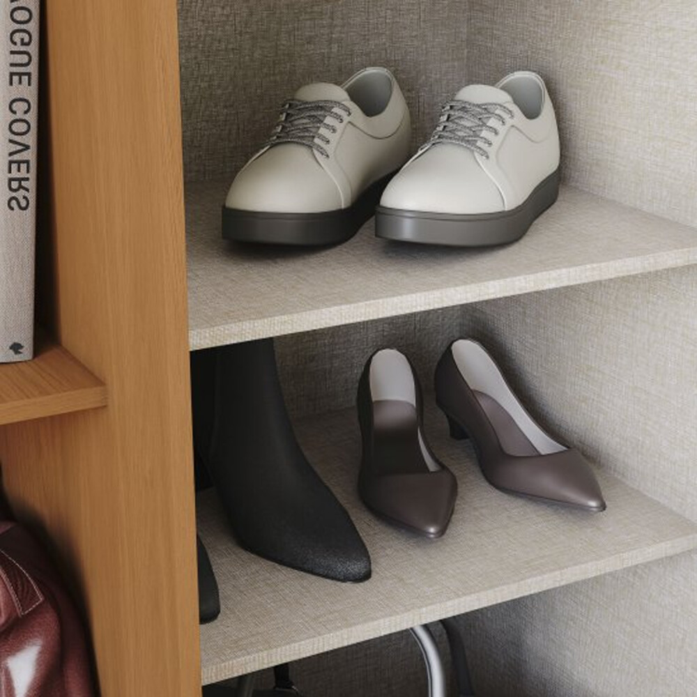 ROPERO 1 PUERTA GUARDARROPA ARMARIO PLACARD CLOSET CON ESPEJO Y ESTANTES COLOR MADERA