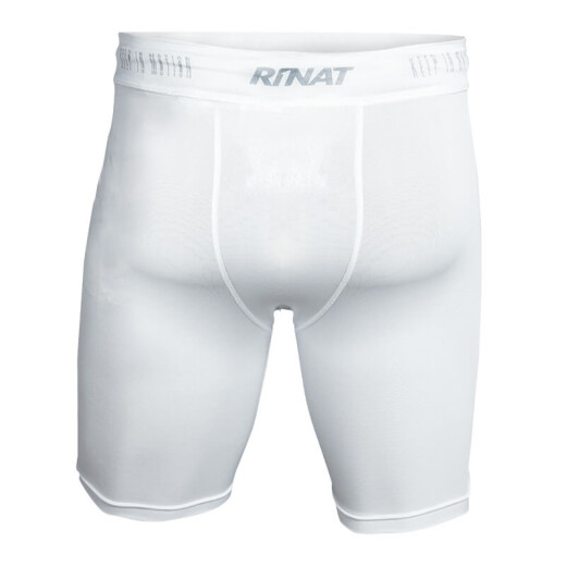 Calza Rinat Futbol Hombre Corta Under Plus Blanca S/C