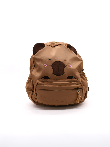 MOCHILA CAPIBARA MARRON