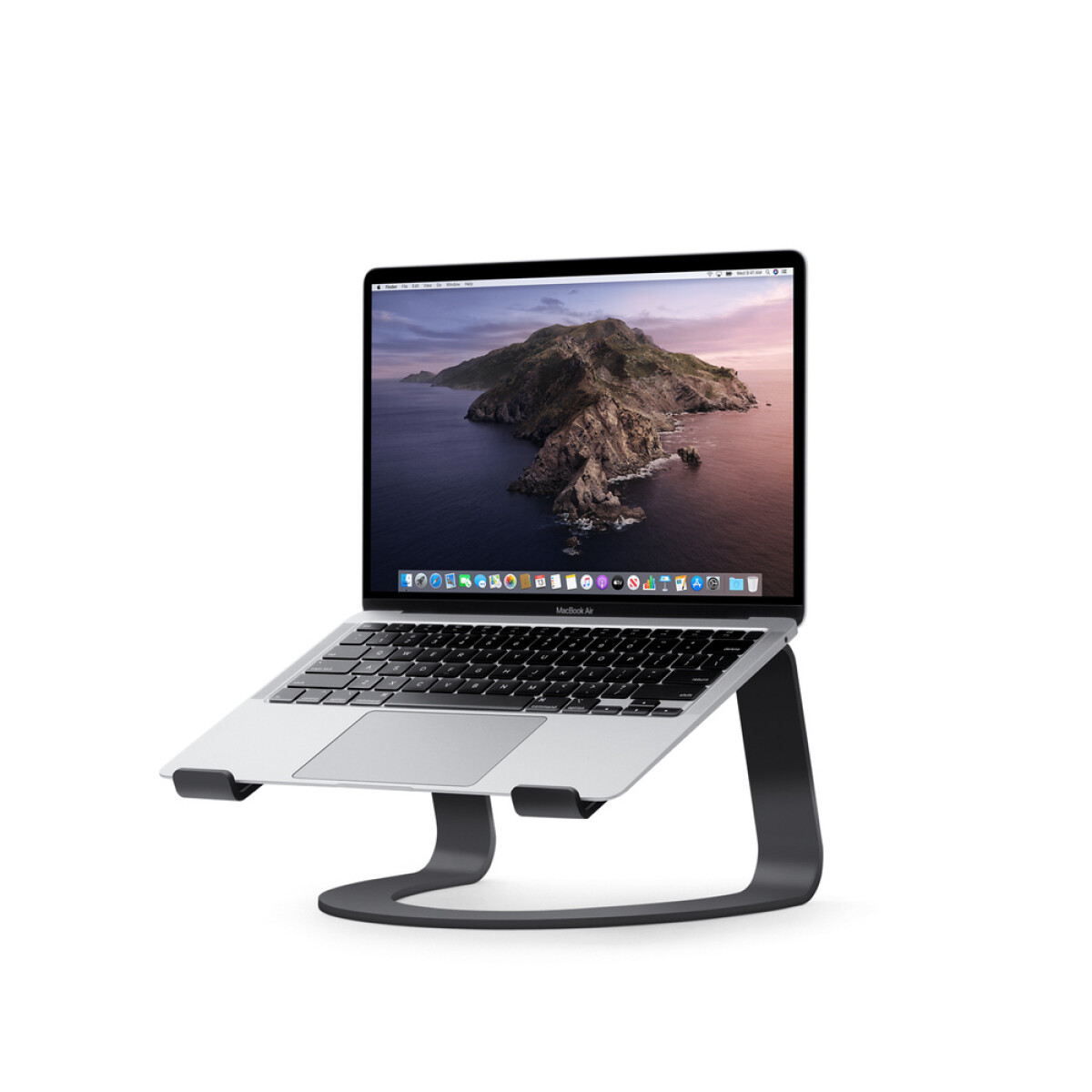Base Curve Stand for MacBook Space Grey 
