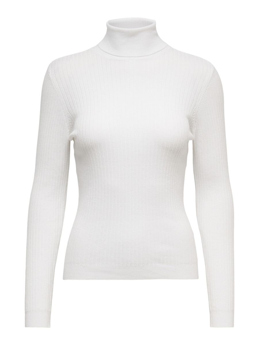 Sweater Karol Cuello Subido - Bright White 