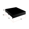 Sommier Somier Colchón 2 Plaza 30 Cm 150 Kg Reversible Ltc Sommier Somier Colchón 2 Plaza 30 Cm 150 Kg Reversible Ltc