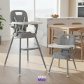Silla De Bebe 3 En 1 Multiuso Sillita Gris