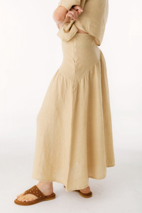 Falda Zeia Beige