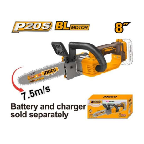 Mini Motosierra a Bateria INGCO Sin Bateria ni Cargador CGSLI2085 20V
