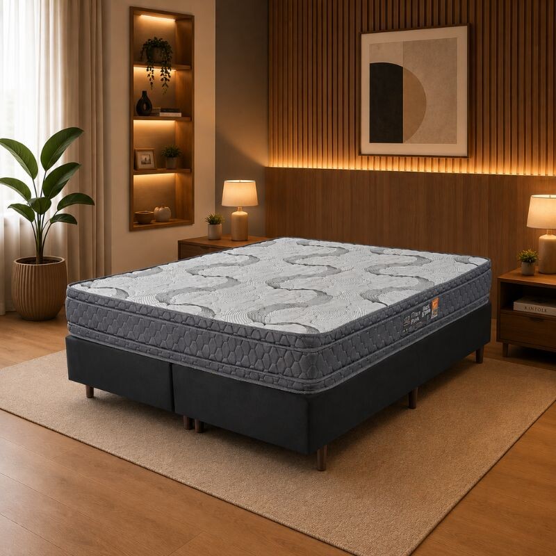 Somier de espuma Maxx Firme B5 1 Plaza y media 110x188x22