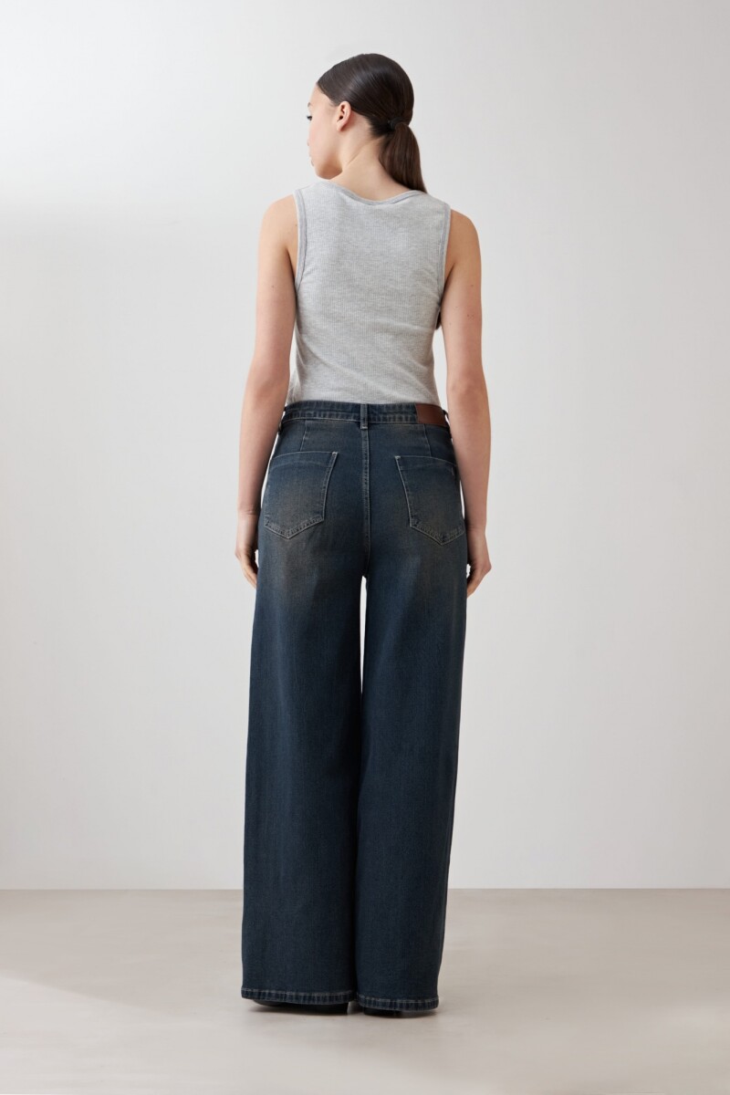 Jean wide leg Greta jean oscuro