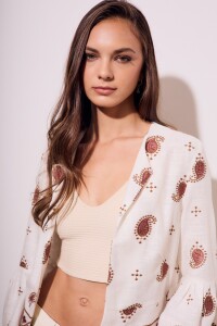 Blusa Bordada Print