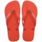 Sandalias Havaianas Brasil Logo Hombre Rojo Rojo