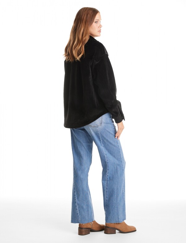 Sobrecamisa Corduroy Soft NEGRO