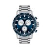 Reloj Tissot Supersport Chrono T1256171104100 para hombre de acero Azul