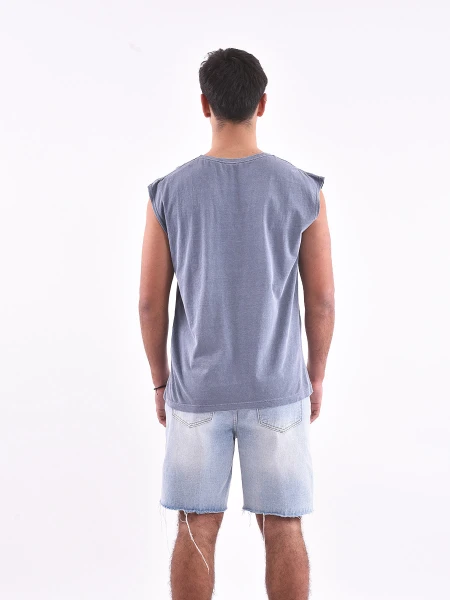 MUSCULOSA MIST OVERSIZE AZUL