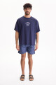 Short De Baño Piña Azul