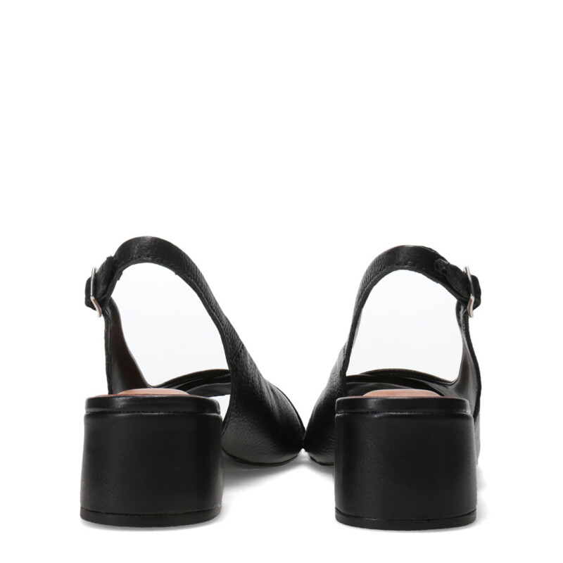 Sandalias de Mujer Bottero Cruzada Con Tira Trasera Negro