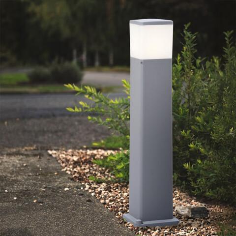 Poste caminero gris IP55 E27 800mm VIRGILIO FL0652