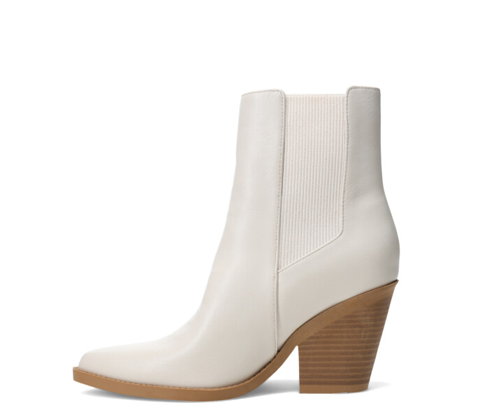Bota GEMINI en punta Off White
