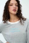 Camisón Andy Blanco/Gris