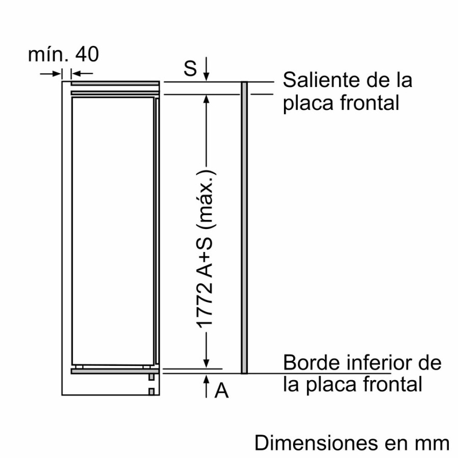 Refrigerador Integrable Panelable Bosch Refrigerador Integrable Panelable Bosch