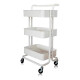 Organizador Estanteria Pvc 3 Niveles Baño Cocina Organizador Estanteria Pvc 3 Niveles Baño Cocina