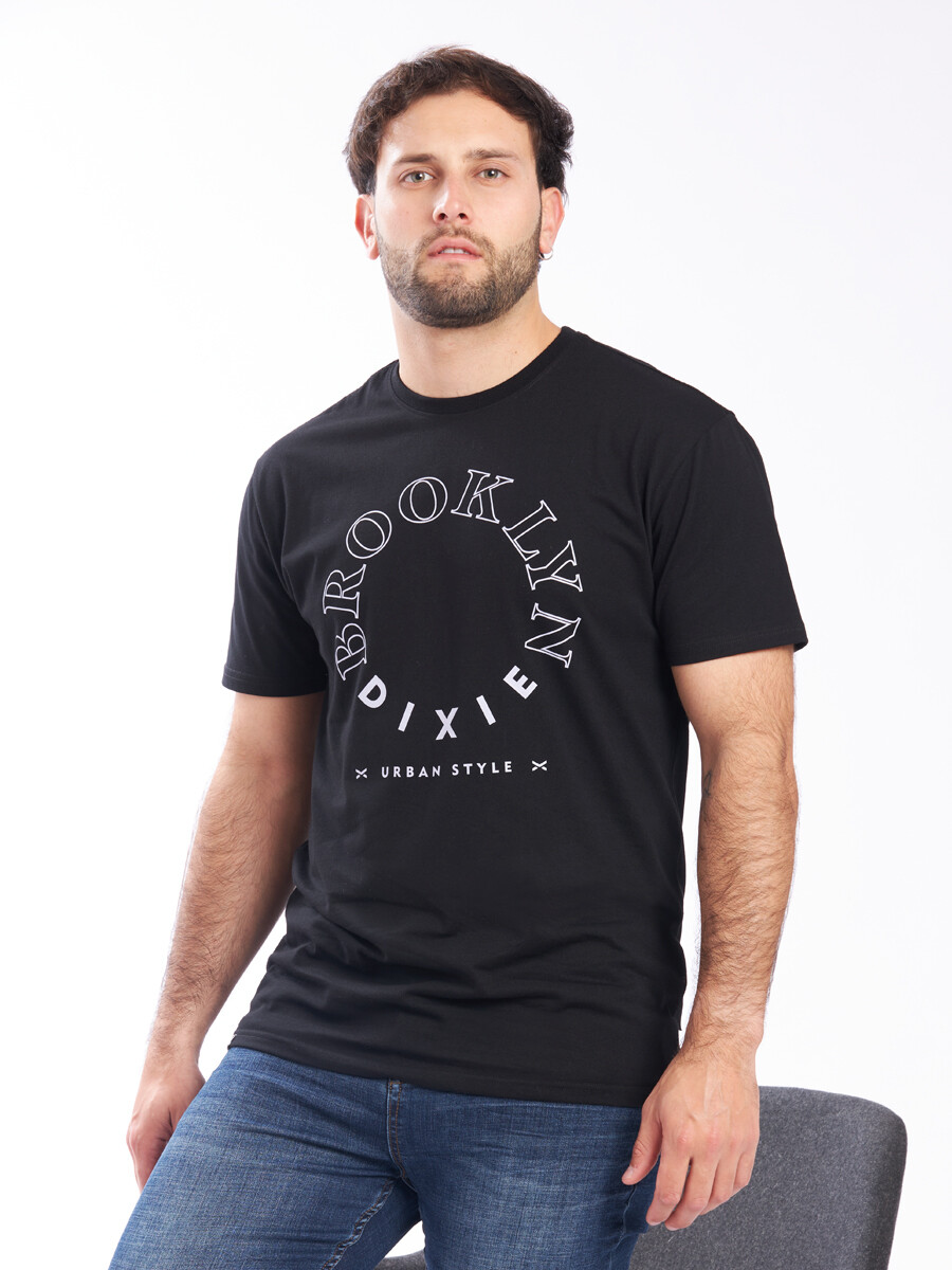 T-SHIRT TRAZU DIXIE - Negro 