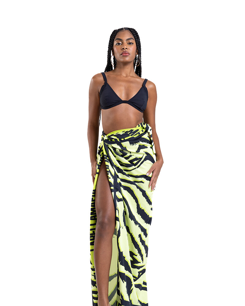 Salida De Playa Color Estampado By La Bellamafia U