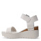 Sandalias de Mujer Bottero c/hebilla Blanco Hueso