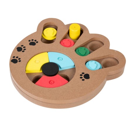 JUEGO DE MADERA INTERACTIVO MADERA MULTICOLOR HUELLA