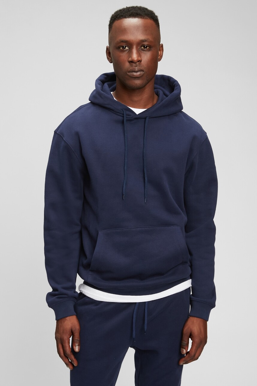 Buzo Canguro Con Felpa Hombre Tapestry Navy