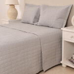 Cubrecama Basic Gris 250 x 240 cm