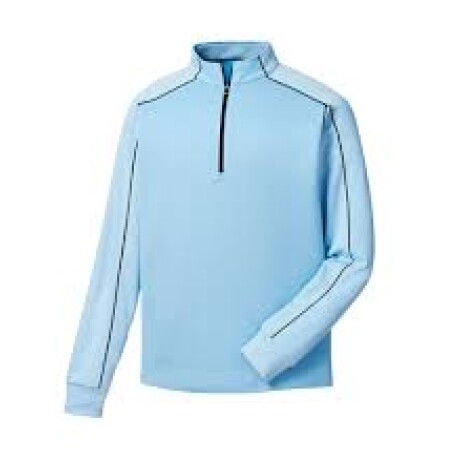 PULLOVER CABALLERO FOOTJOY 1/2 Zip Celeste